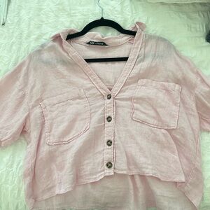 Zara Button Up Blouse